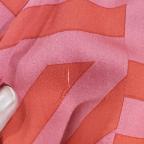 Ulla Popken Pink Mixed Strip Long Sleeve Midi Dress Work Office Funky Art 16 18 - Picture 15 of 15